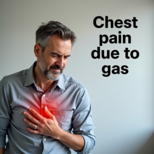 Gastric problems causing Chest Pain